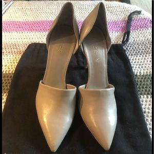 Vince heels. Light use. Gray/stone.